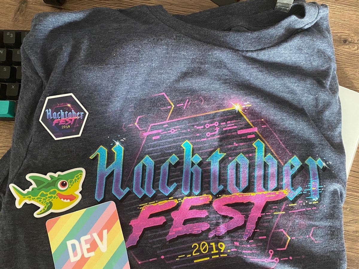 Desain baju hacktoberfest 2019